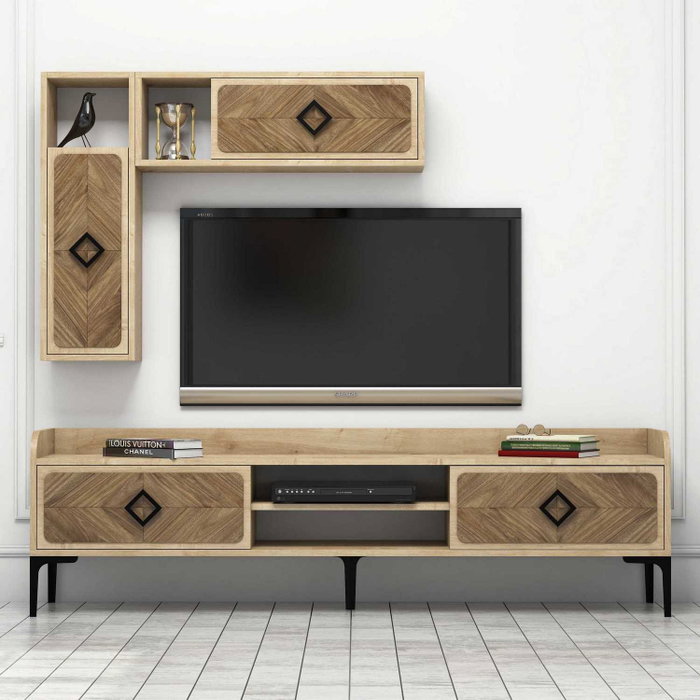 Hanah Home Samba Mueble de TV Roble